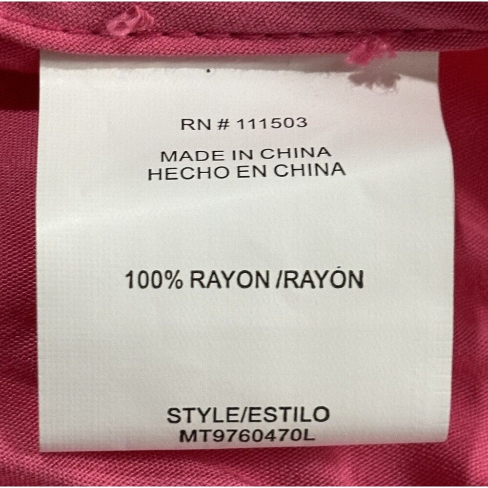 Love & Piece Women’s Size XL Sleeveless Halter Elastic Waist Top Pink - Picture 9 of 10